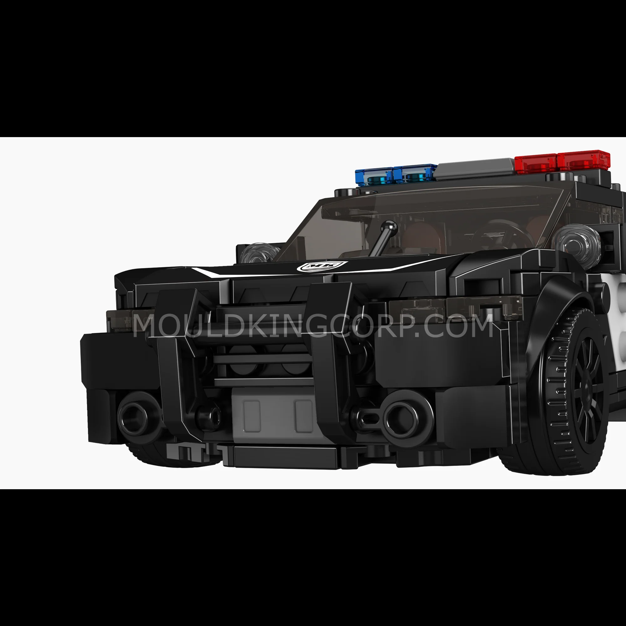 Mould King 27098 Challenger Police Car Building Set | 443 Pcs - Image 3