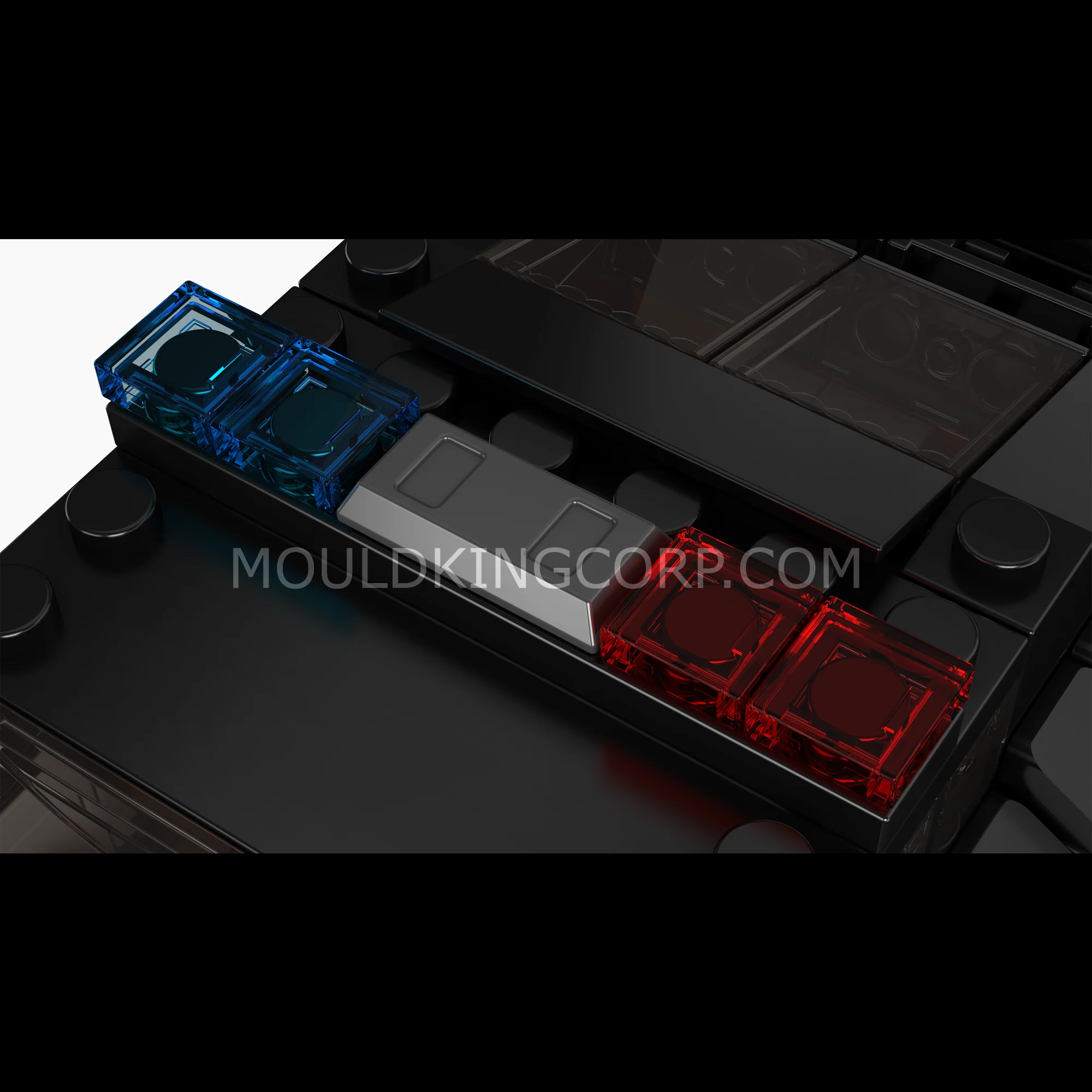 Mould King 27098 Challenger Police Car Building Set | 443 Pcs - Image 5
