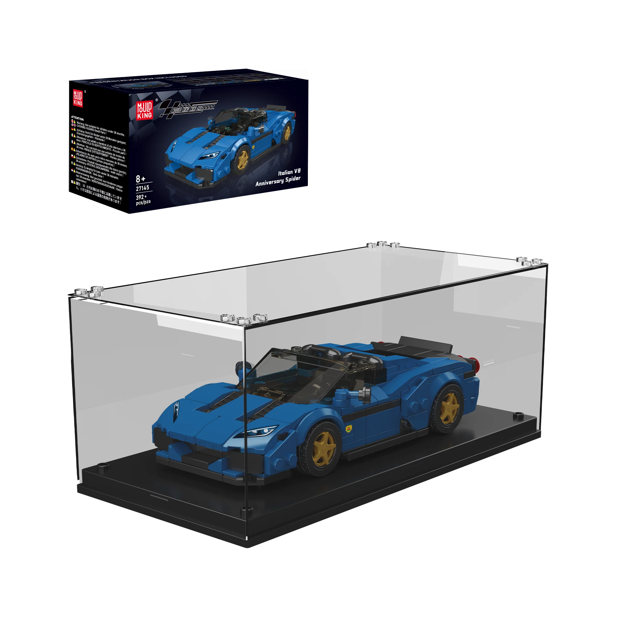 Mould King 27145 Italian V8 Anniversary Spider Building Set | 392 Pcs
