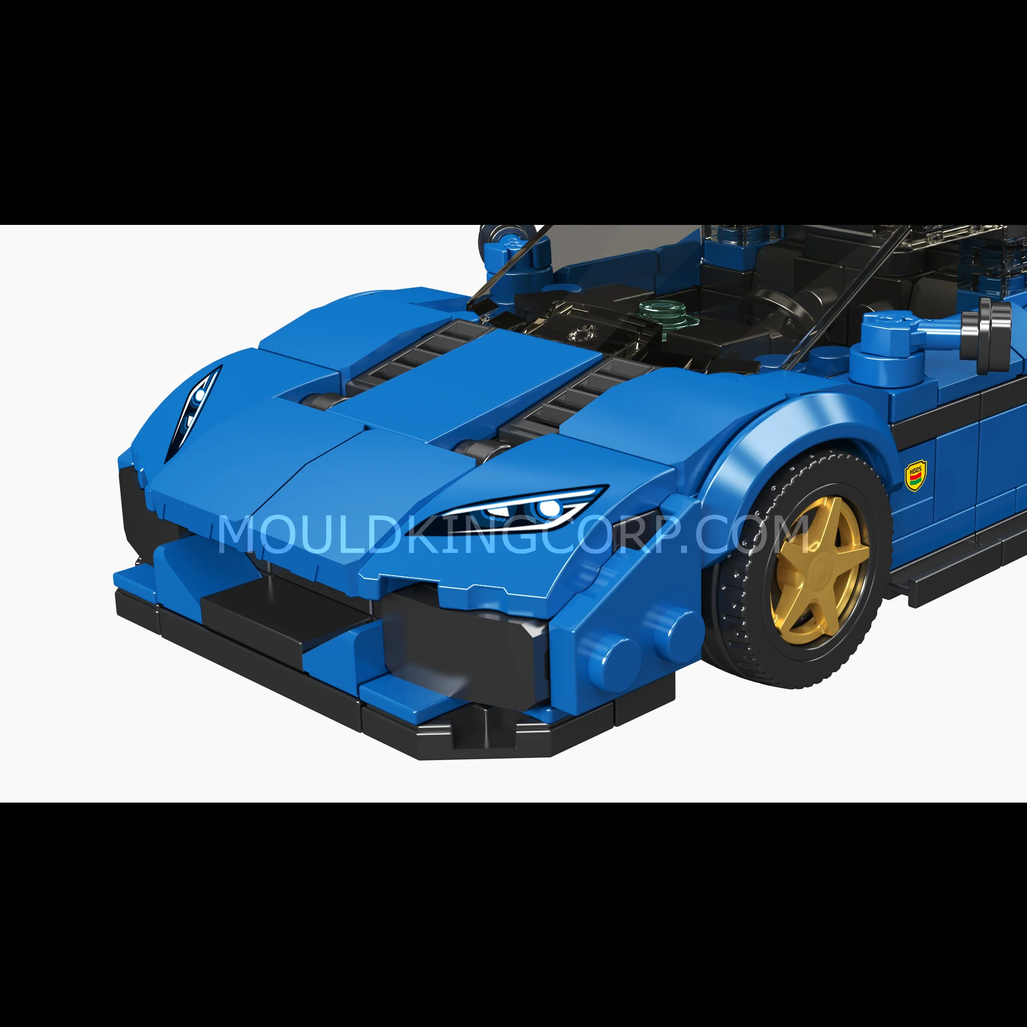Mould King 27145 Italian V8 Anniversary Spider Building Set | 392 Pcs - Image 3