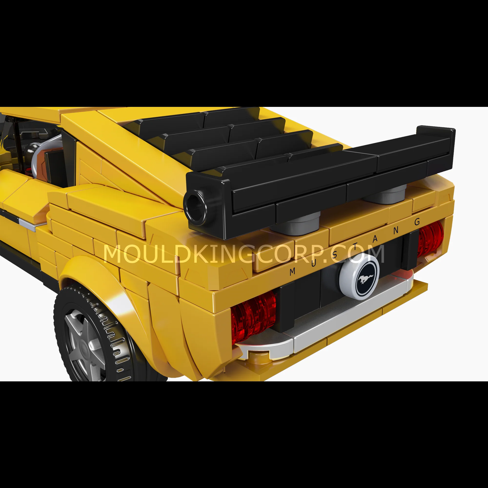 Mould King 27146 1969 American Classic Muscle Coupe Building Set | 436 Pcs - Image 5