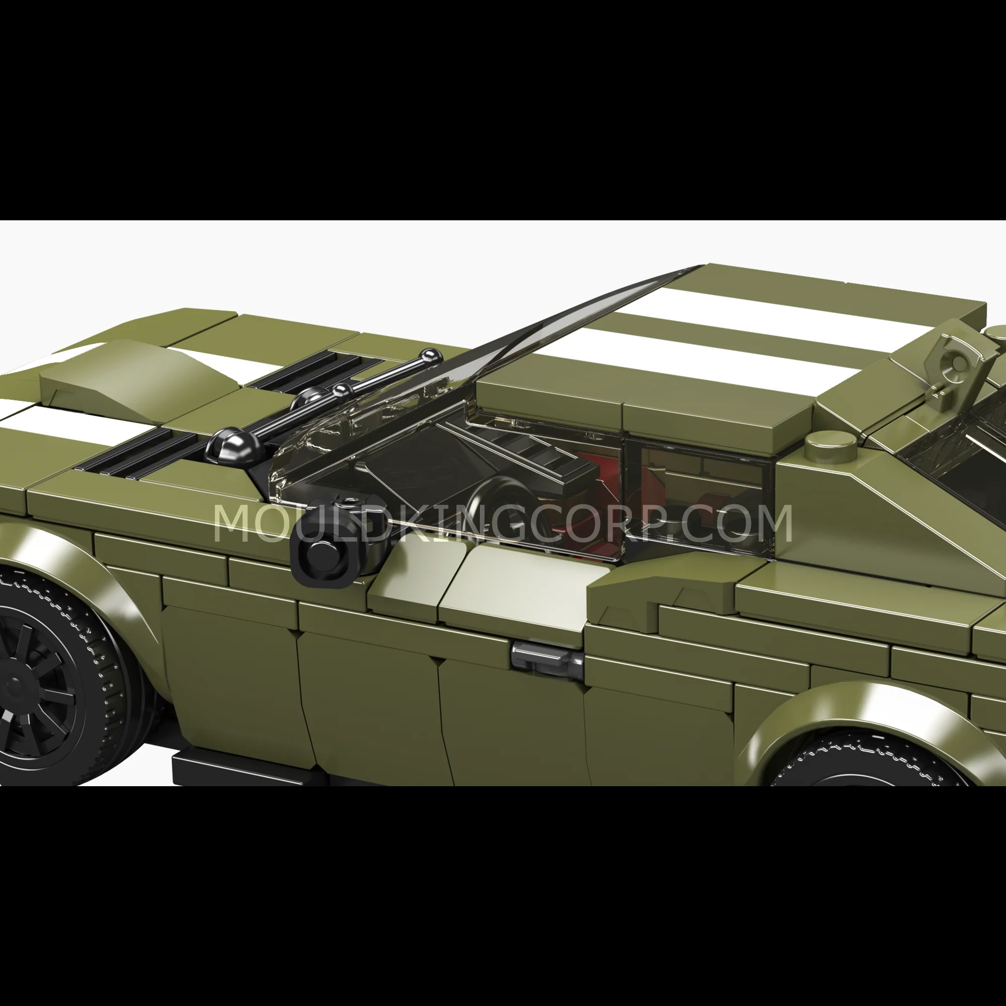 Mould King 27150 Classic American Muscle Coupe Building Set | 476 Pcs - Image 3