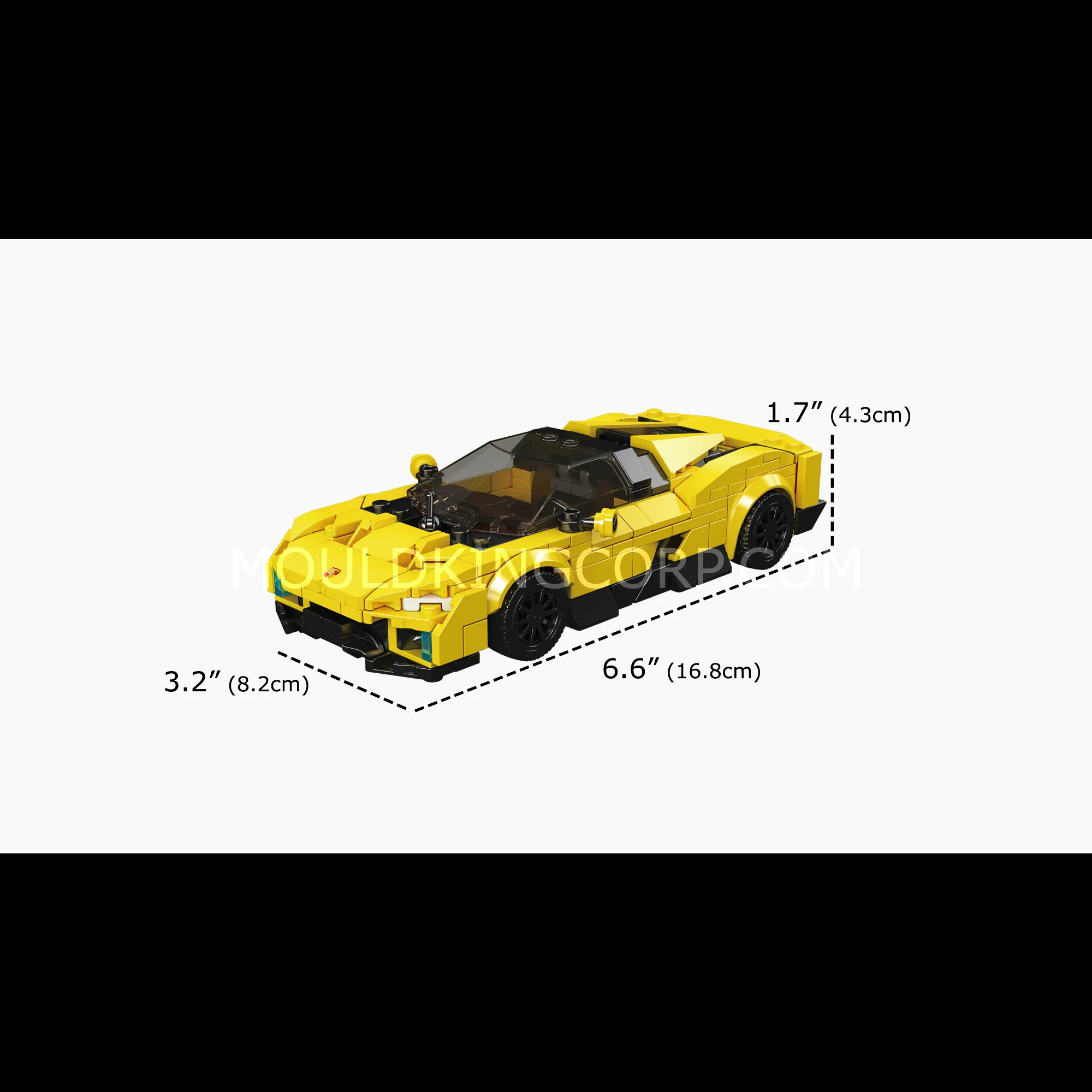 Mould King 27151 Katla Hypercar Building Set | 448 Pcs - Image 6