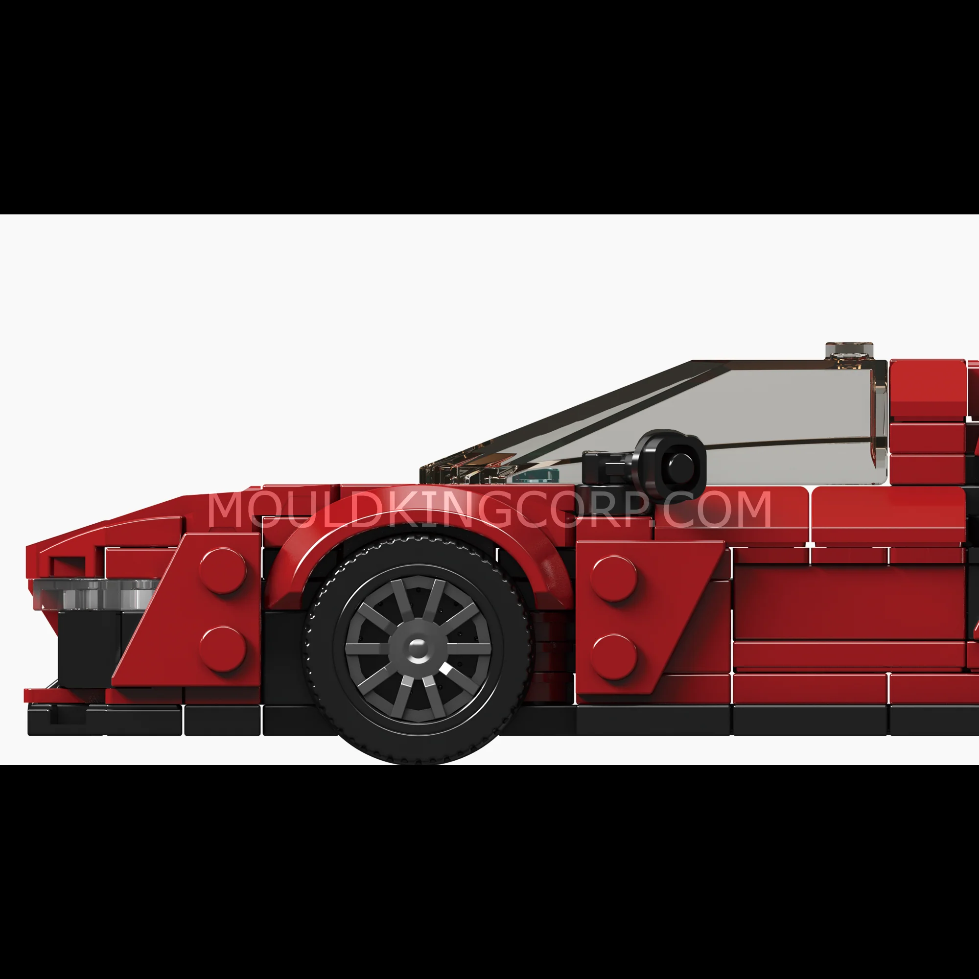 Mould King 27155 Retro Muscle Sports Car Building Set | 408 Pcs - Image 4