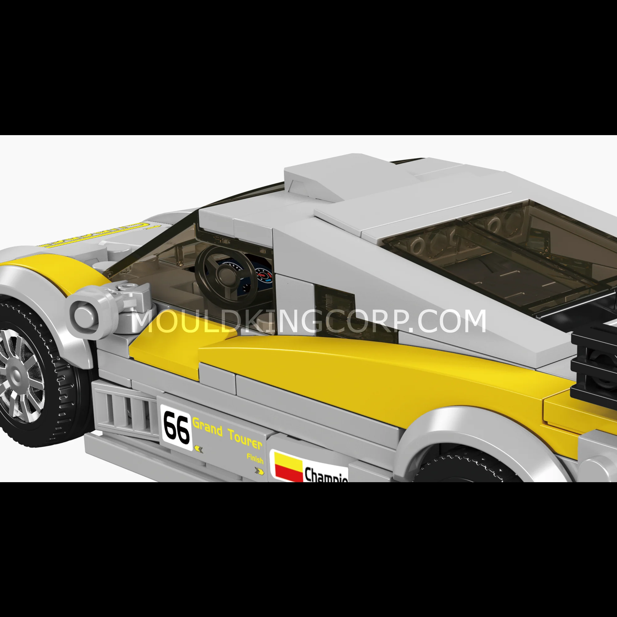 Mould King 27156 American GT1 Racing Supercar Building Set | 425 Pcs - Image 3