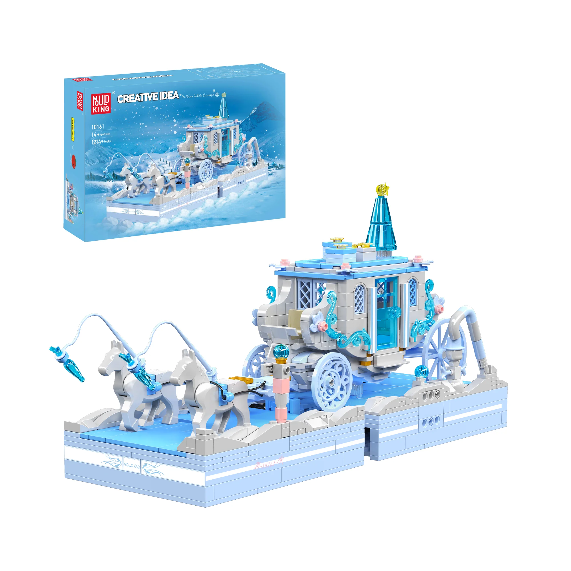 Mould King 10161 Snow White Carriage Building Set | 1,214 Pcs