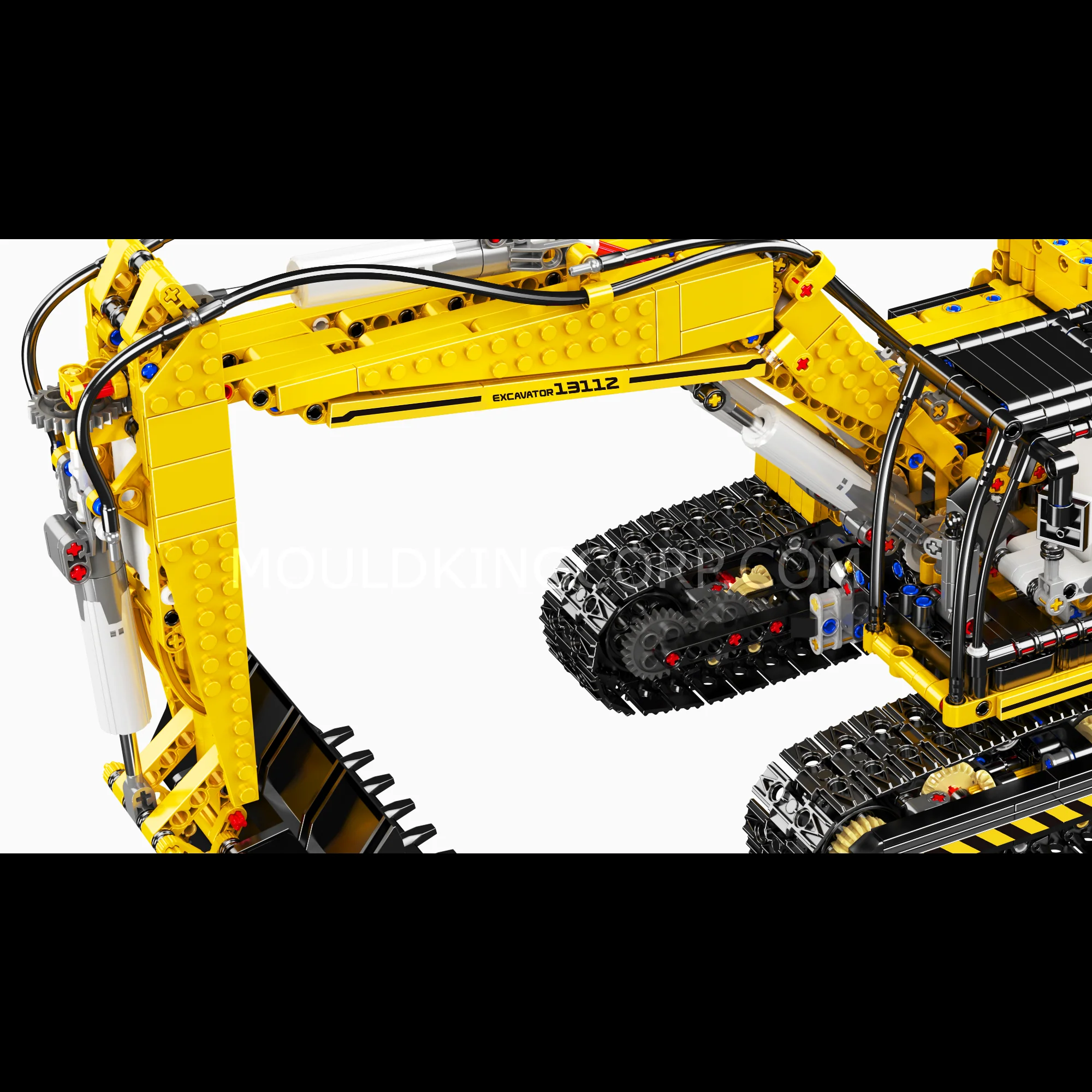 MOULD KING 13112 Tracked Excavator Remote Controlled Building Set | 1,830 PCS - Image 4