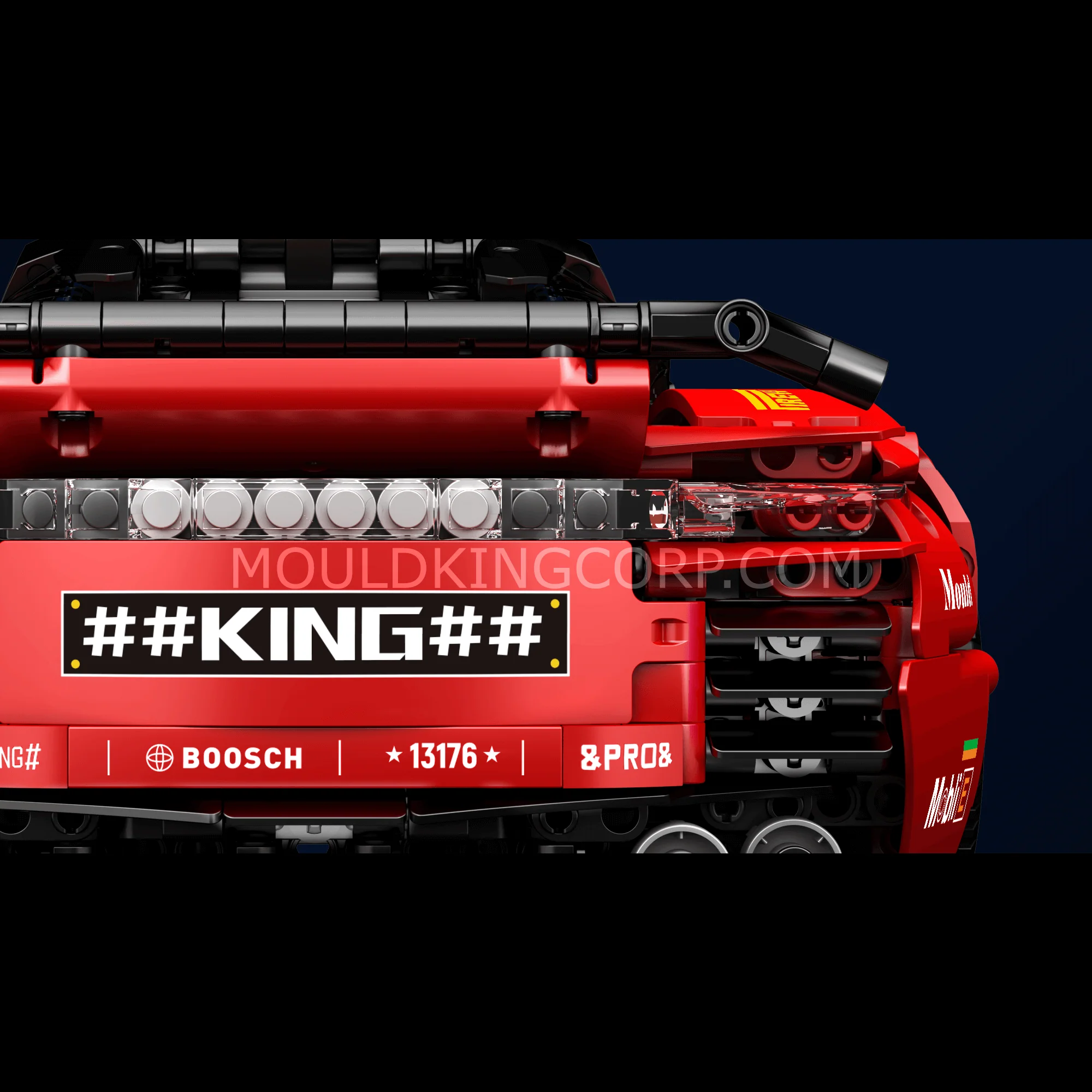 MOULD KING 13176 NO. 911 Supercar Remote Controlled Model Building Set | 1,538 PCS - Image 5