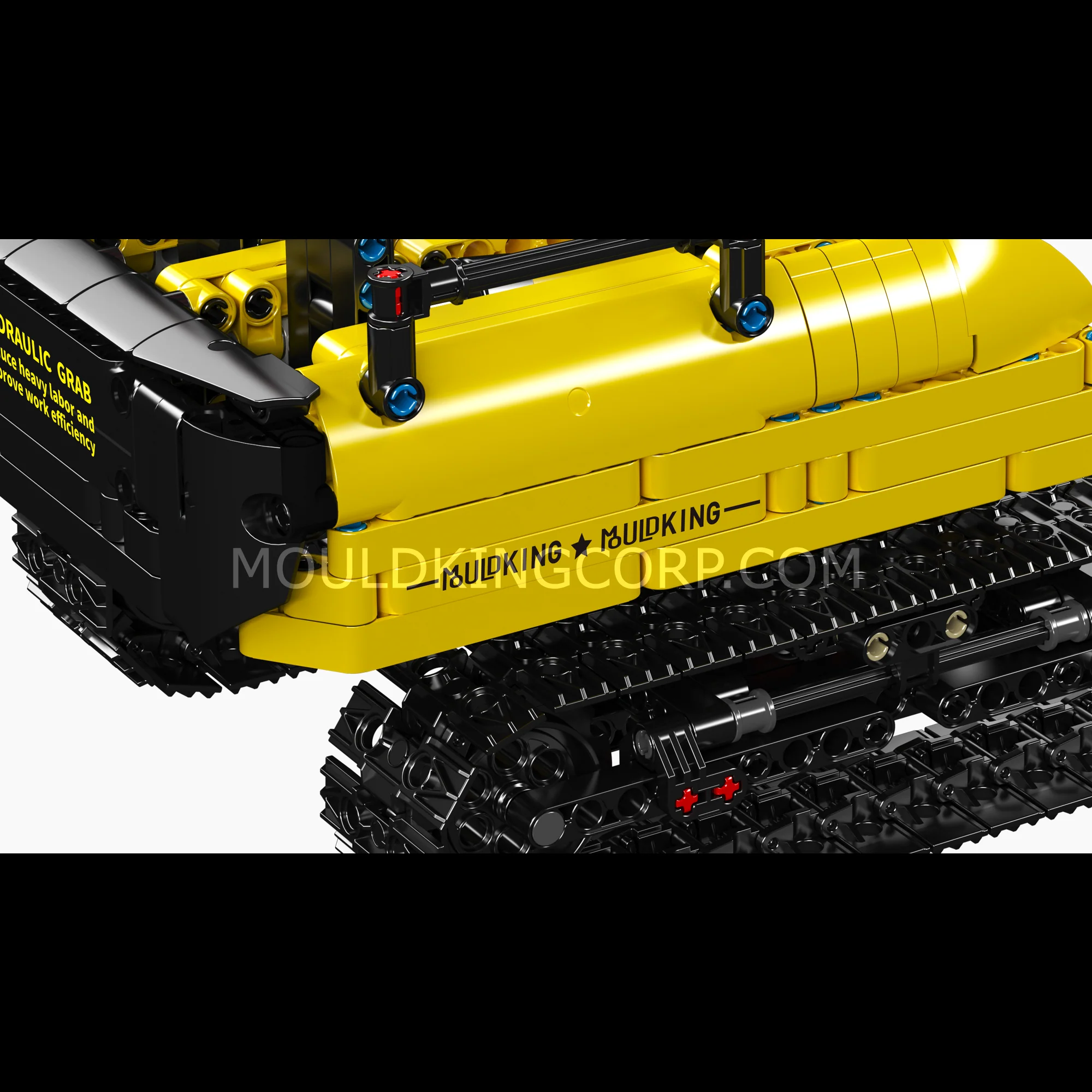 Mould King 17077 Hydraulic Log Grapple Trailer Building Set | 866 Pcs - Image 3