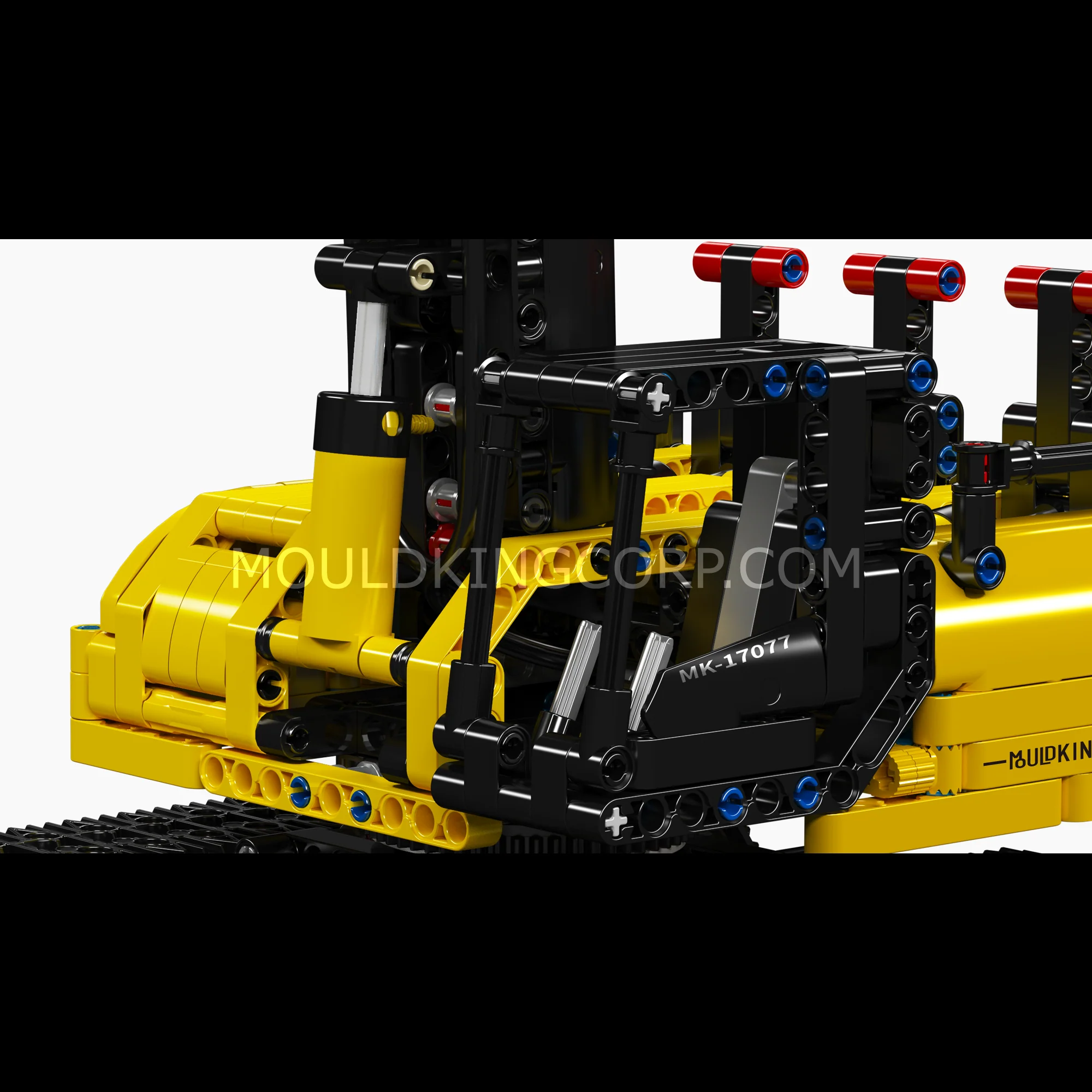 Mould King 17077 Hydraulic Log Grapple Trailer Building Set | 866 Pcs - Image 5
