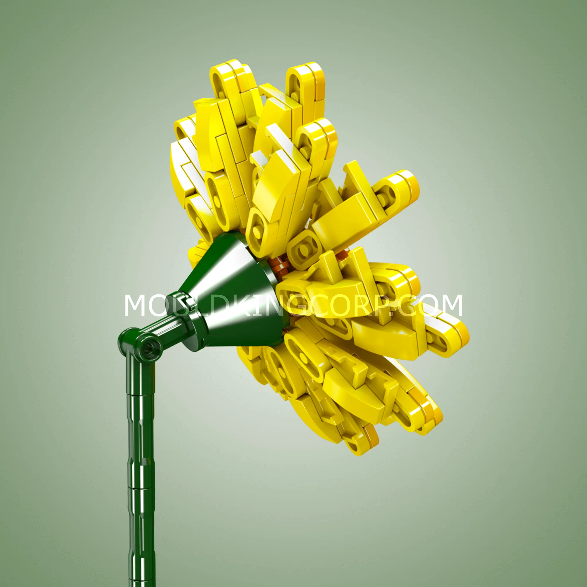 Mould King 24003 Barberton Daisy Flower Building Kit | 180 PCS - Image 2