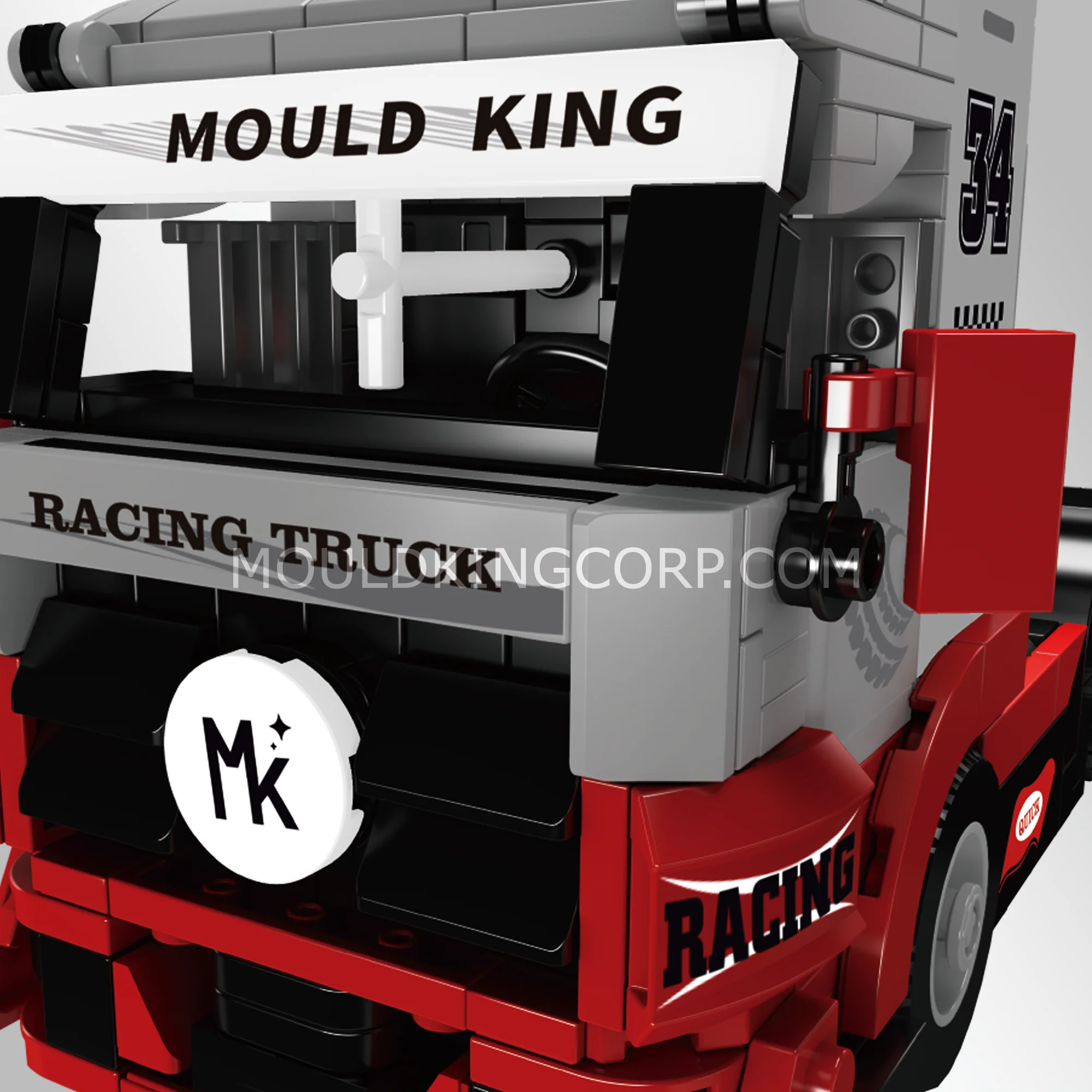 Mould King 24085 Racing Truck Building Set | 491 Pieces - Image 2