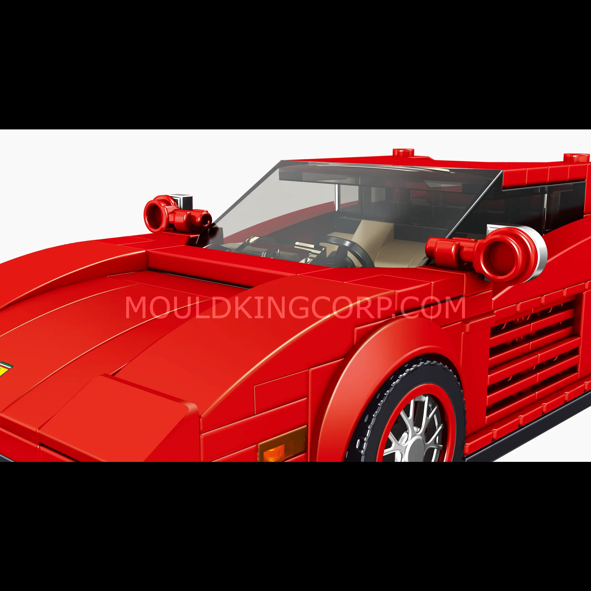 Mould King 27012S Testarossa Supercar Building Kit | 350 Pcs - Image 4