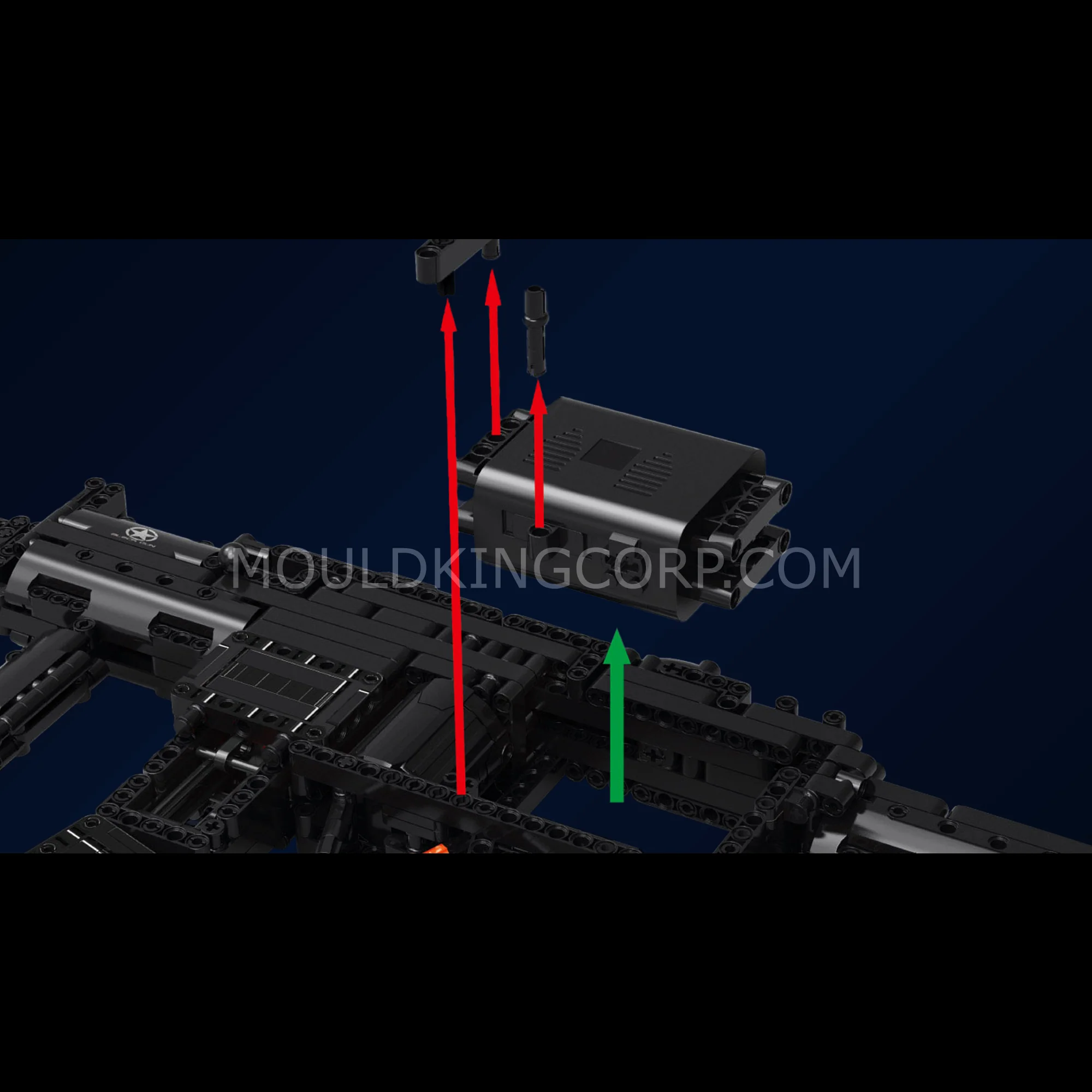MOULD KING 14001S MP5 Building Toy Motorized | 783 PCS - Image 3